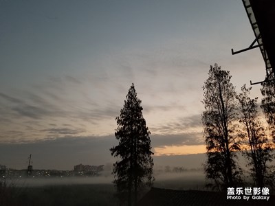 昨天的晚霞很漂亮