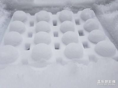 江北小鎮(zhèn)雪景
