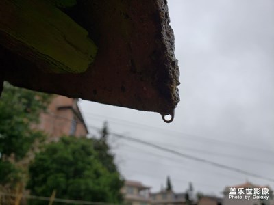 人在屋檐下，抬頭拍景
