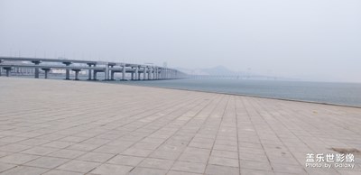 冬天的跨海大橋，拍才知道。