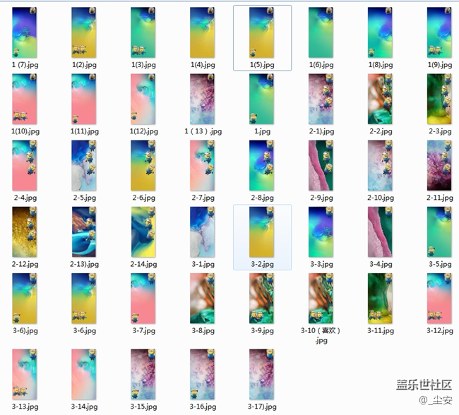 【自制三星S10壁紙】全套重新?lián)笀D制作，共45張已上傳！