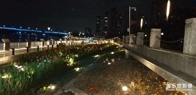 【走進夏天】+夏天江邊夜景很美