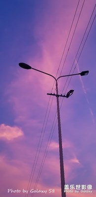 用s8記錄晚霞的粉嫩