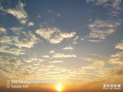 【色彩】冬天火燒云