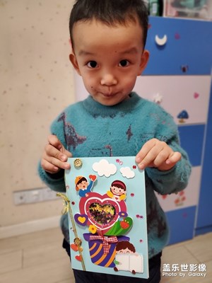 【雙旦驚喜】兒子送的圣誕賀卡