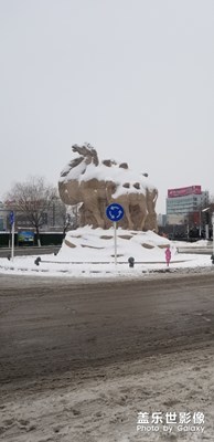 2020年的第一場(chǎng)大雪，坐標(biāo)【陜北-榆林】