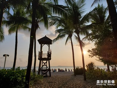 三亞灣夕陽