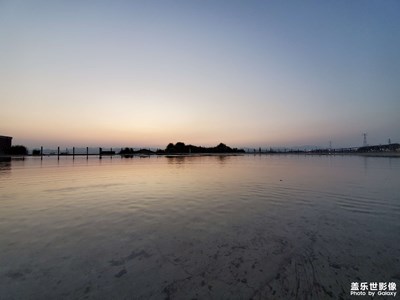 這是今天我拍的日落圖片