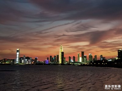 深圳灣·夕陽