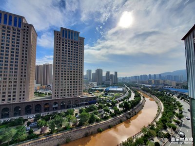 蘭州南河道綠化越來越好