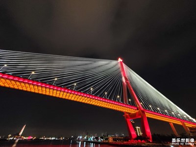 隨便拍的也沒有技巧，楊浦大橋浦東段