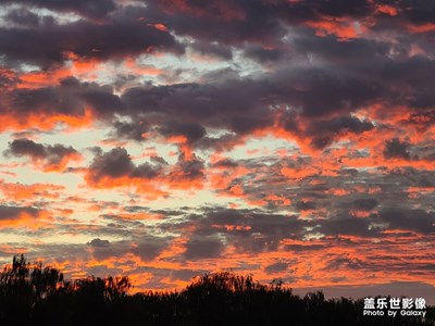 日出東方紅似火
