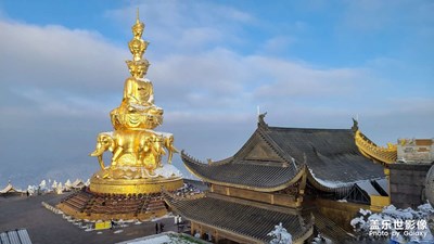 難忘2020+峨眉山金金頂冬至那場大雪