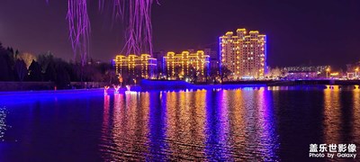 海山湖夜景