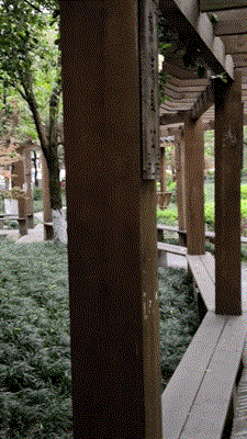 成都社區(qū)休閑亭廊