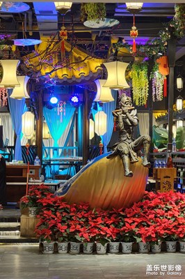 【我的色彩】+餐館招牌的金紅*惑