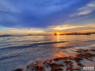 海灘第二波－落日中的巽寮灣
