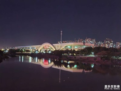 夜間的孝感東站