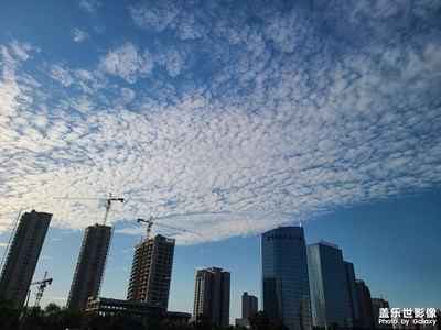 下了一周 終于晴天了