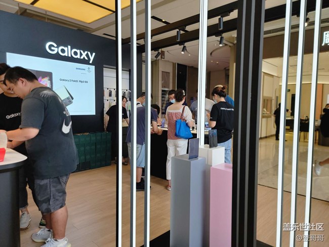 #三星快閃店打卡+榮耀星粉全家出動