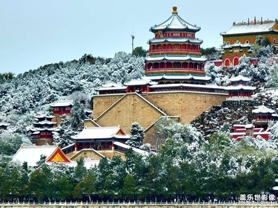 初雪-頤和園