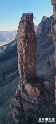 太行雄風，冬天更顯得蒼勁