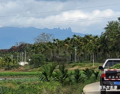 遠(yuǎn)眺海南保亭七仙嶺