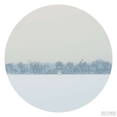 雪后的頤和園，宛如工筆畫(huà)