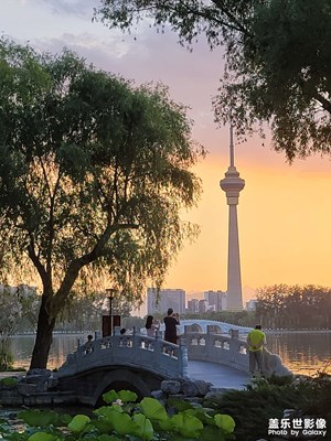 美好的夏日黃昏