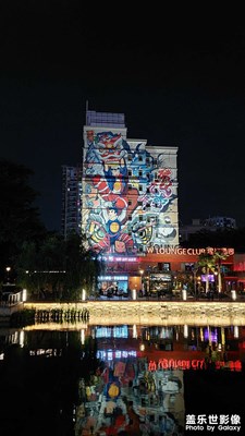 夜晚的燈光璀璨