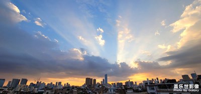 昆明的晚霞。