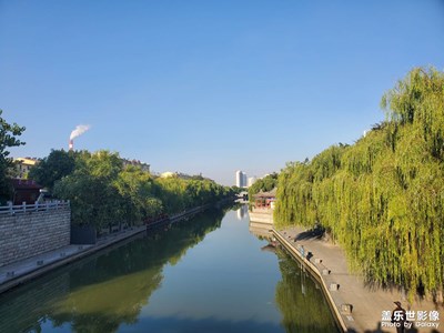 靜靜的古運(yùn)河，疫情防控期間的行走。