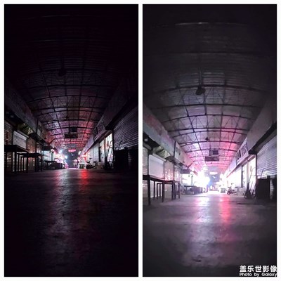 夜幕下的集市！