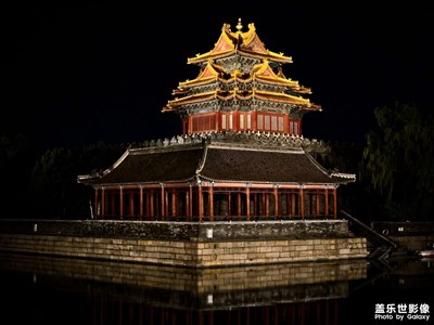 五一夜晚的故宮
