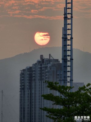 【拍有生活】落日余暉