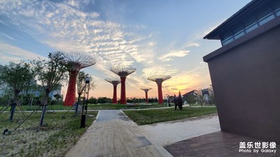 【多彩七月】+ 湖面夕陽