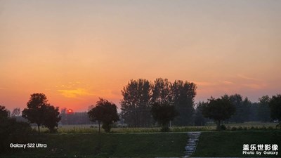 【最美初秋】+夕陽西下