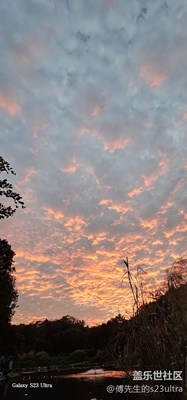 看看火燒云，好漂亮！