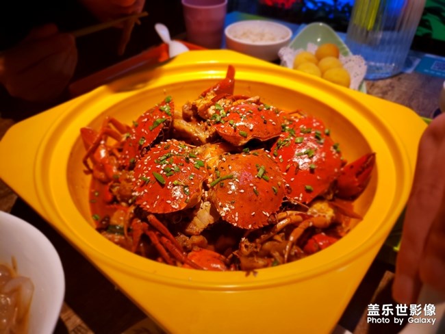 三星note9美食模式下的肉蟹煲
