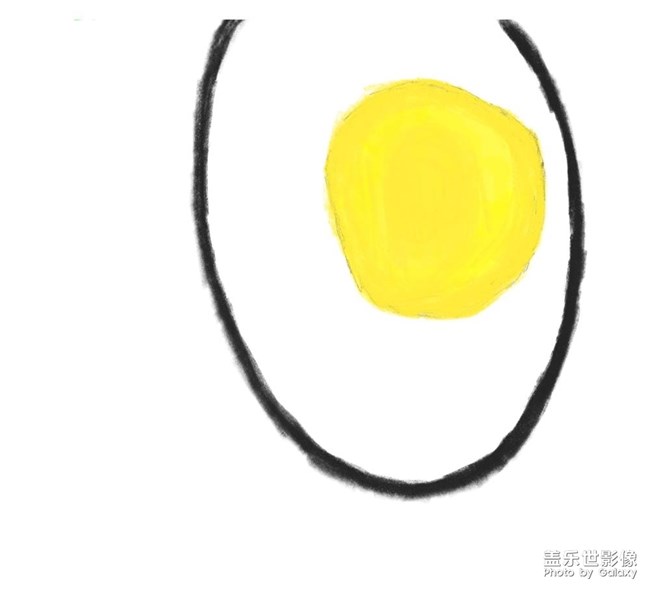 閑來無事畫了半個雞蛋