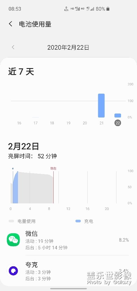 三星s10微信耗電量好大