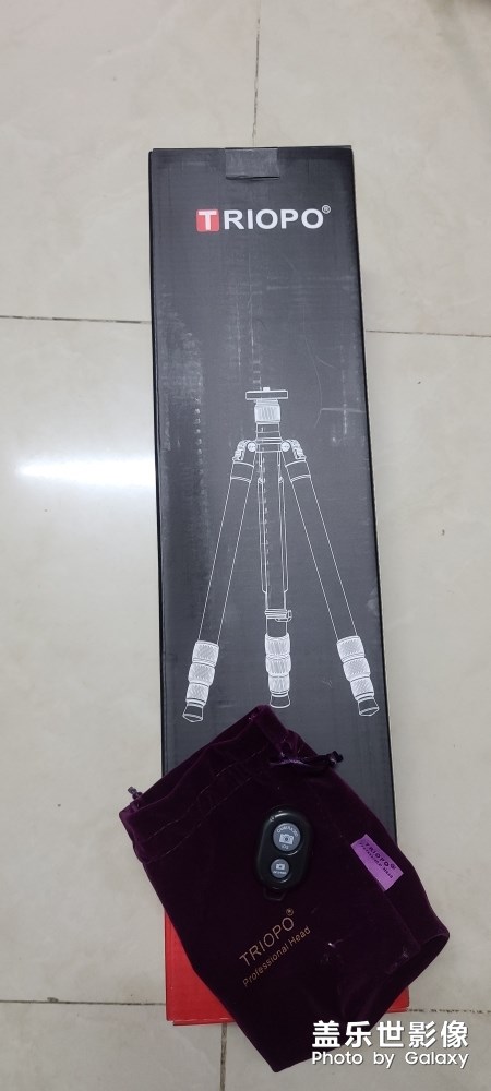 三星送的三腳架到嘍！