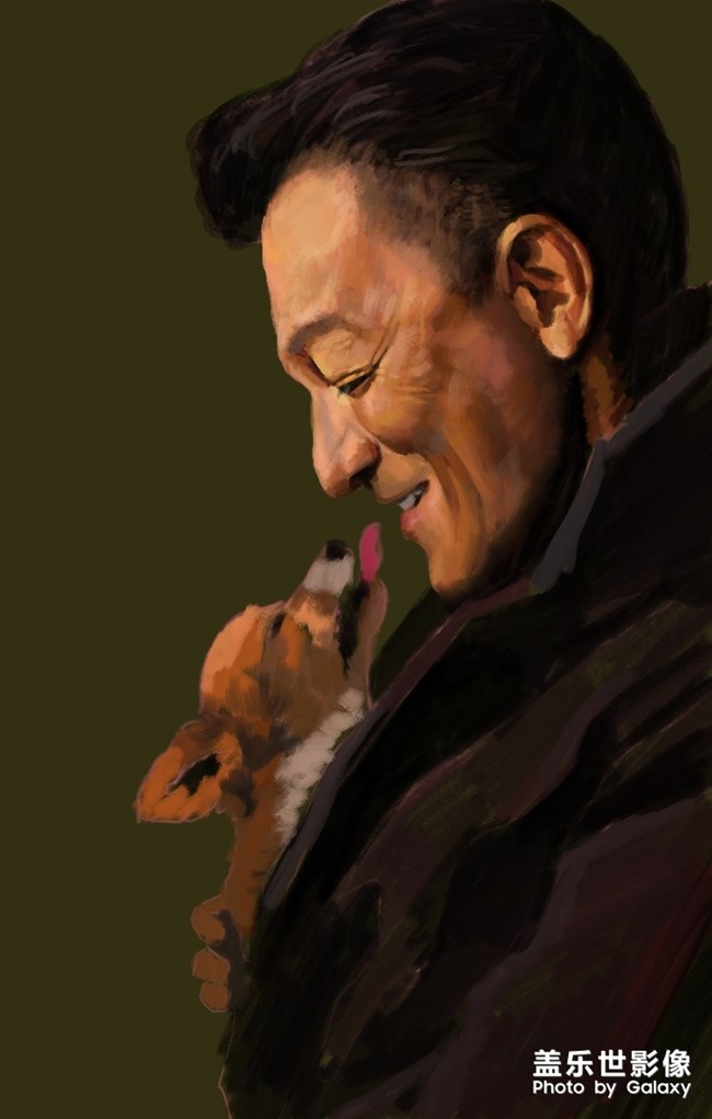 spen繪畫(huà)永遠(yuǎn)的巨星劉德華