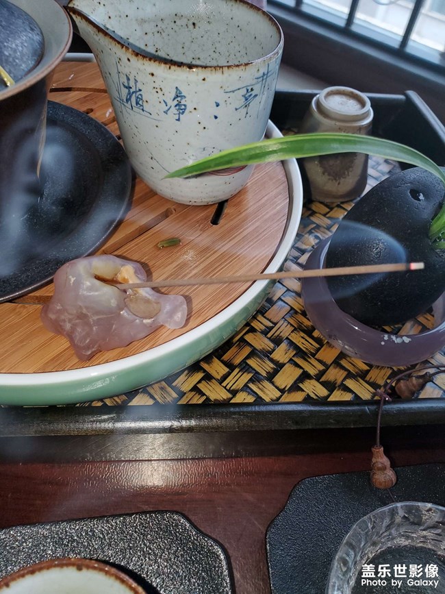 雨天自己布置的茶席