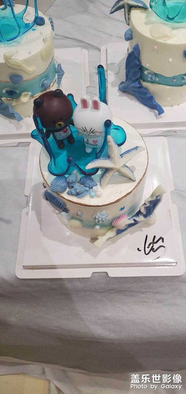 裱花日韓蛋糕，生日蛋糕