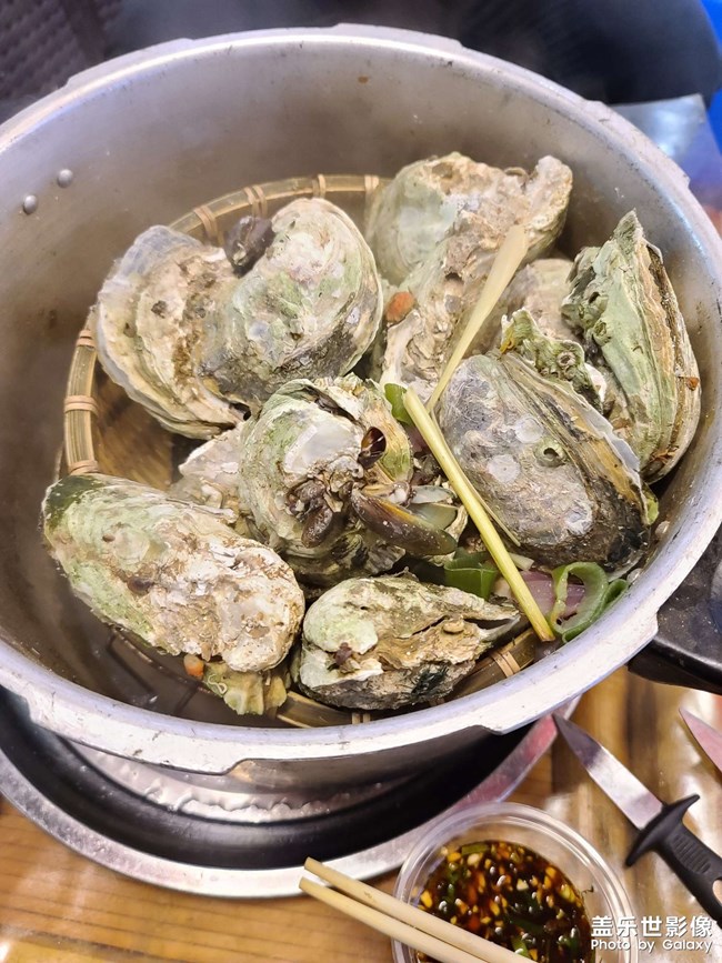 清蒸生蠔。