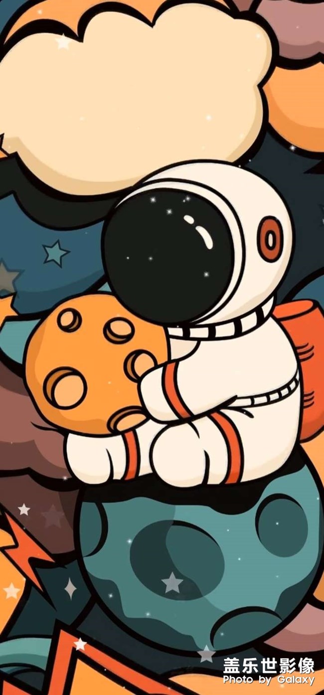 給大家?guī)讉€(gè)太空人壁紙