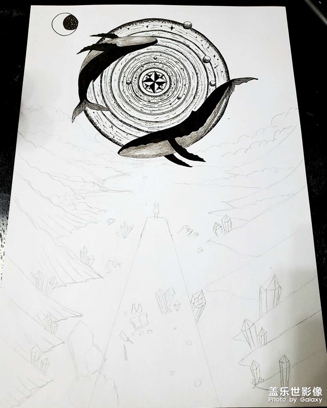 【手繪】黑白世界