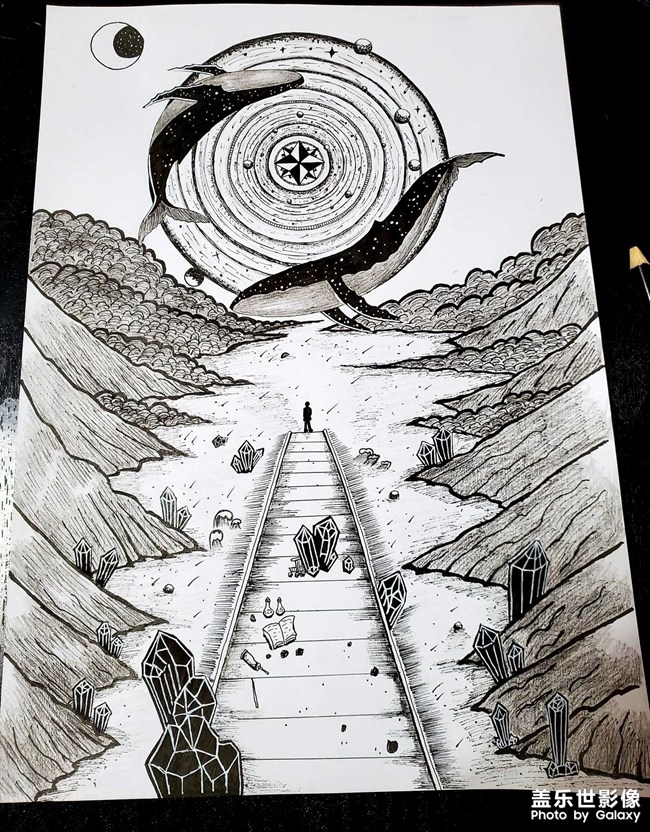 【手繪】黑白世界