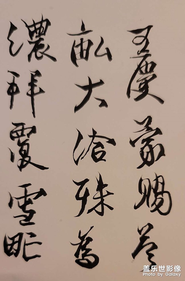 臨摹蔡京字帖